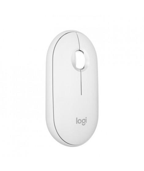 LOGITECH - Souris sans fil - Pebble Mouse 2 M350s - Blanc - (910-007013)