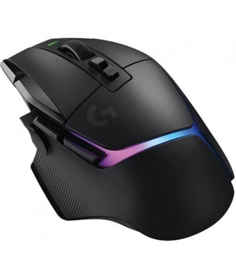 Souris Gaming - Sans fil - LOGITECH G - G502 X PLUS LIGHTSPEED - Boutons hybrides LIGHTFORCE - Capteur Gaming HERO 25K - Noir