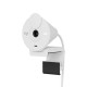 Logitech Brio 300 Webcam Full HD avec confidentialité, micro a réduction de bruit, USB-C - Blanc cassé