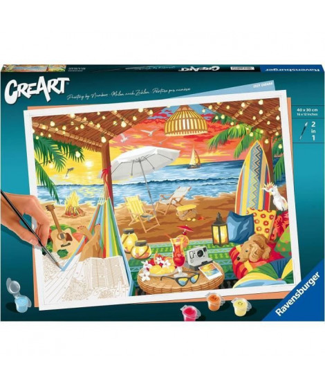 CreArt 30x40 cm - Cozy Cabana - Série B Numéro d'art - 00020276 - Des 12 ans