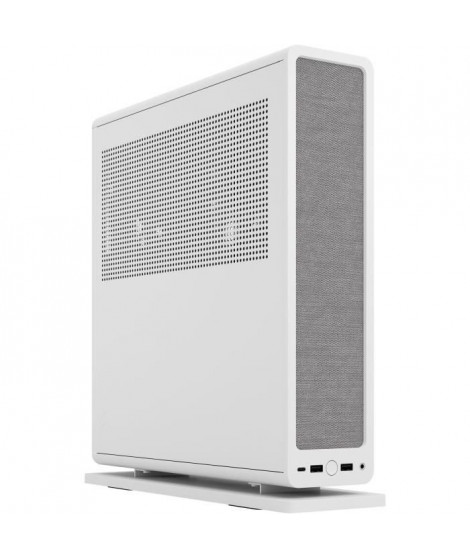 Boîtier Mini Tour - FRACTAL DESIGN - Ridge White mITX - PCIe 4.0 - Blanc