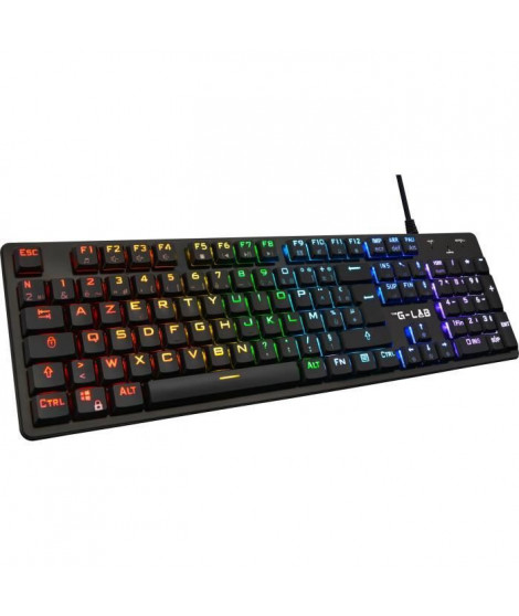 Clavier gaming filaire THE G-LAB Low Profil Switch - Rouge