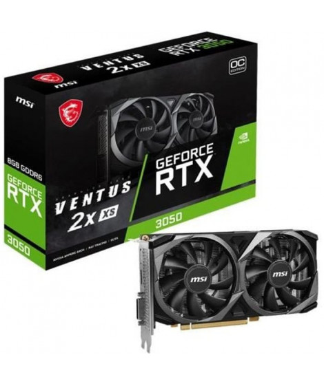 MSI - Carte Graphique - GeForce RTX 3050 VENTUS 2X XS 8G OC