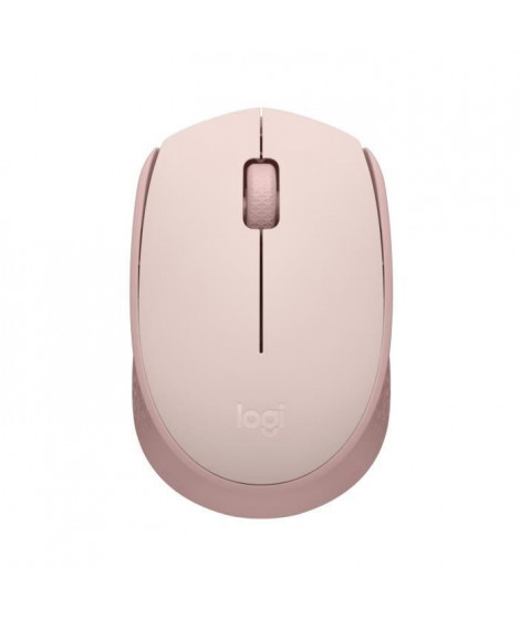 Logitech M171 Souris Sans Fil 2,4 GHz avec Mini-récepteur USB, Suivi Optique, Ambidextre - Rose