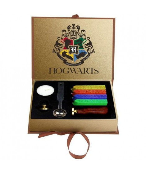 Coffret cachet cire Harry Potter avec 4 batons de cire et accessoires