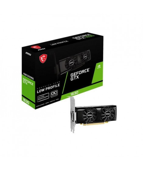 MSI - Carte Graphique - GeForce GTX 1630 4GT LP OC