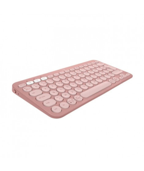 LOGITECH - Clavier sans fil - Pebble Keys 2 K380s - Bluetooth - Bouton Easy-Switch - Rose - (920-011805)