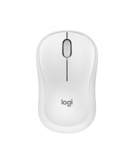 Logitech M240 Souris Bluetooth, Sans fil, Compacte, Portable, Suivi fluide - Blanc