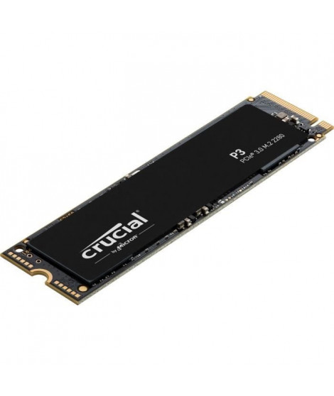 Disque dur SSD CRUCIAL P3 2 To 3D NAND NVMe PCIe M.2