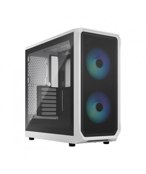 Boîtier PC FRACTAL DESIGN Focus 2 RGB White TG Clear Tint