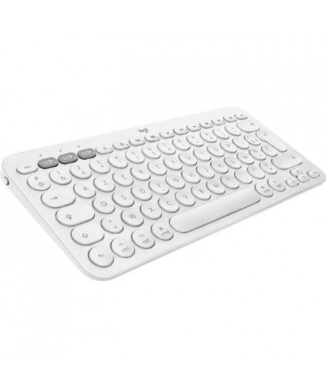 Clavier ordinateur - Bluetooth - LOGITECH - K380 Multi-Device - Pour MAC - Blanc