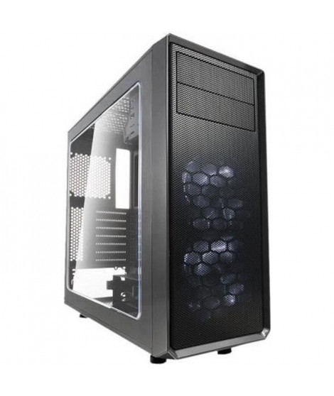 FRACTAL DESIGN BOITIER PC Focus G - Noir - Verre trempé - Format ATX (FD-CA-FOCUS-GY-W)