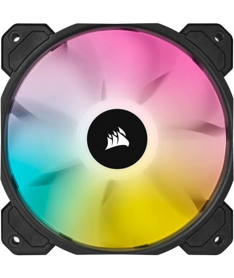 CORSAIR Ventilateur SP Series - SP120 RGB ELITE - 120mm RGB LED Fan with AirGuide - Single Pack (CO-9050108-WW)