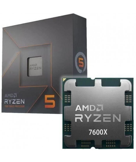 Processeur - AMD - Ryzen 5 7600X - Socket AM5 - 4,5Ghz