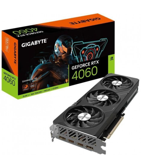 GIGABYTE - Carte Graphique - GeForce RTX 4060 GAMING OC 8G