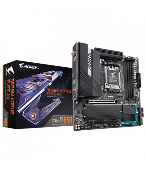 Carte mere - GIGABYTE TECHNOLOGY - B650M AORUS ELITE AX