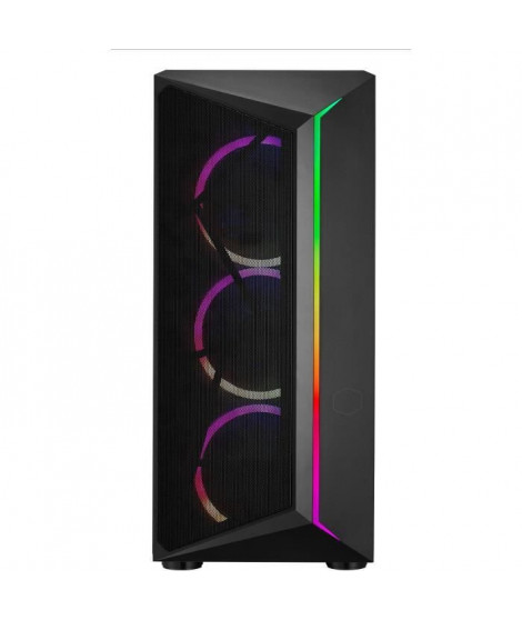 COOLER MASTER CMP 510 - Boitier PC - Midi Tower - Noir - ATX - Micro ATX - Mini-ITX