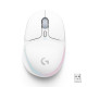 Logitech G - Souris Gaming - Sans fil - G705 Éclairage RVB LIGHTSYNC - Bluetooth - Légere - Blanc