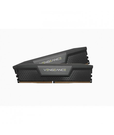 Mémoire RAM - CORSAIR - Vengeance DDR5 - 32GB 2x16GB DIMM - 6400 MHz - 1,40V - Noir (CMK32GX5M2B6400C32)