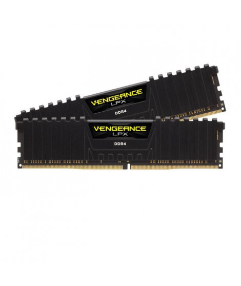 CORSAIR Mémoire PC DDR4 - VENGEANCE LPX Low Profile 64GB (2x32) - 3600Mhz - CAS 18 - Kit Dual Channel (CMK64GX4M2D3600C18)