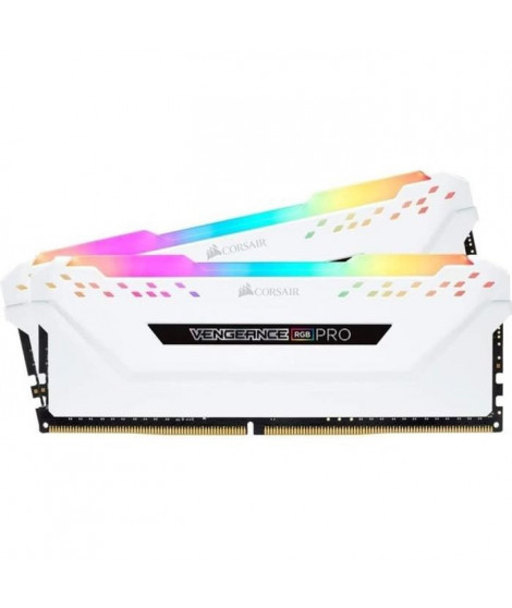 Corsair Vengeance RGB PRO Series 16 Go (2x 8 Go) DDR4 3600 MHz CL18 - Kit Dual Channel 2 barrettes de RAM DDR4 PC4-28800 -