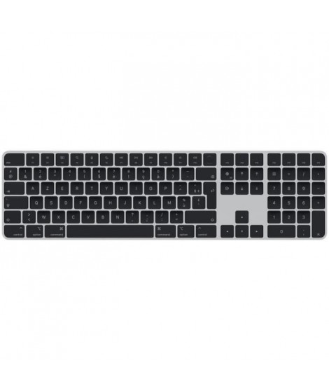Apple Magic Keyboard avec Touch ID et pavé numérique pour les Mac avec puce Apple - Français - Touches noires