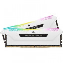 Mémoire RAM - CORSAIR - Vengeance RGB Pro SL DDR4 - 16GB 2x8GB DIMM - 3200 MHz  - 1.35V - Blanc (CMH16GX4M2E3200C)