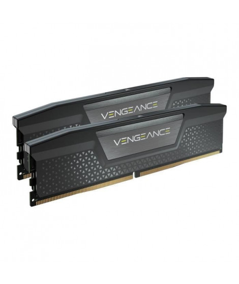 CORSAIR Vengeance RGB DDR5 - 64GB 2x32GB DIMM - 4800MHz - Unbuffered, 40-40-40-77, Std PMIC, XMP 3.0, Black Heatspreader, Bla…