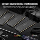 CORSAIR Dominator Platinum RGB DDR5 - 64GB 2x32GB DIMM - 5600MHz - Unbuffered, 40-40-40-77, Std PMIC, XMP 3.0, Black Heatspre…