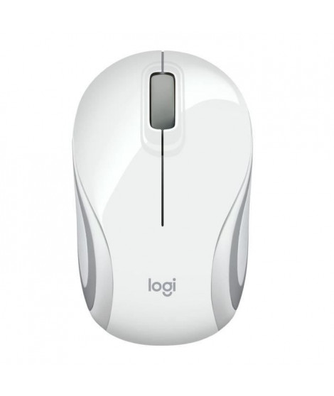 LOGITECH -  Souris mini sans fil optique M187 - Blanc