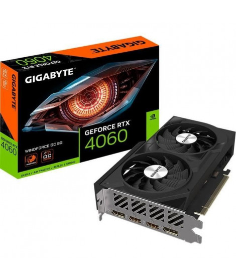 GIGABYTE - Carte Graphique - GeForce RTX 4060 WINDFORCE OC 8G