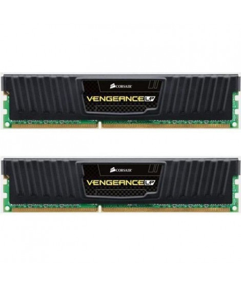 Mémoire RAM - CORSAIR - Vengeance LP DDR3 - 8GB 2x4GB DIMM - 1600 MHz  - 1.50V - Noir (CMW32GX4M2D3600C)