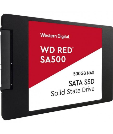 WD Red - Disque SSD Interne Nas - SA500 - 500 Go - 2.5 (WDS500G1R0A)