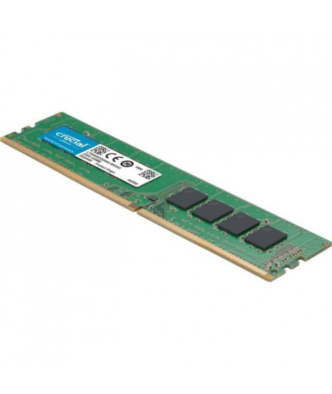 CRUCIAL - Mémoire PC DDR4 -  8Go (1x8Go) - 2400MHz - CAS 17 (CT8G4DFS824A)