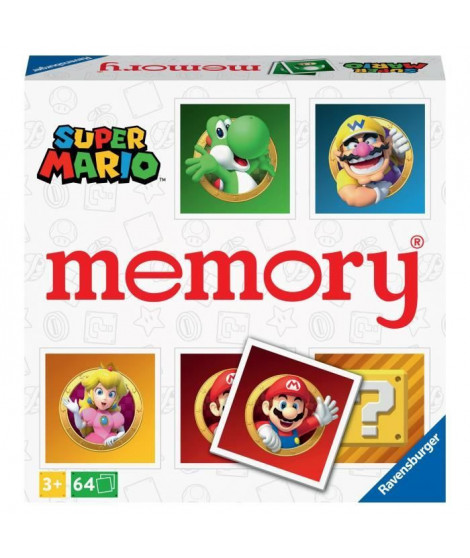 Grand memory - Super Mario - Jeu Educatif - A partir de 3 ans - 20925 - Ravensburger