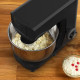 MOULINEX Robot pâtissier, 800 W, Bol 4.8 L, 6 vitesses + pulse, Kit pâtisserie + Balance de cuisine noire inclus, Essential Y…