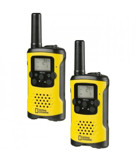 Walkie-Talkies enfant - National Geographi -c a longue portée (jusqu'a 6 km) et fonction mains libres