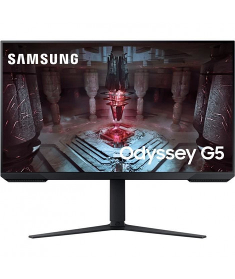 Ecran PC Gamer - SAMSUNG - ODYSSEY G5 S32CG510EU - 32 WQHD - Dalle VA - 1 ms - 165 Hz - HDMI / DP - FreeSync Premium