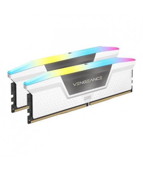 CORSAIR Vengeance RGB DDR5 - 32GB 2x16GB DIMM - 6200MHz - Unbuffered, 36-39-39-76, STD PMIC, XMP 3.0