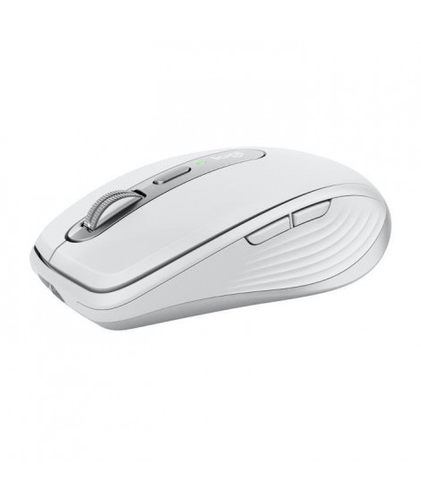 Souris sans fil - Logitech - MX Anywhere 3 - Ergonomique - Bluetooth - USB - Gris pâle