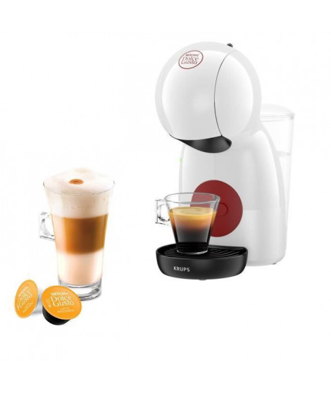 KRUPS Nescafé Dolce Gusto Machine a café multi-boissons, Ultra compact, Intuitive, Piccolo XS blanche YY5218F