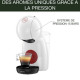 KRUPS Nescafé Dolce Gusto Machine a café multi-boissons, Ultra compact, Intuitive, Piccolo XS blanche YY5218F