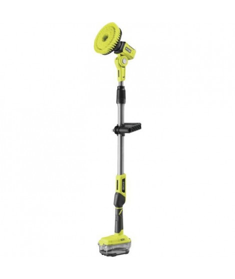 Brosse motorisée télescopique 18V - diam. 150 mm - 210 tr/min - perche 1 m a 1,4 m - Livrée avec 1 brosse moyenne + 1 mousse