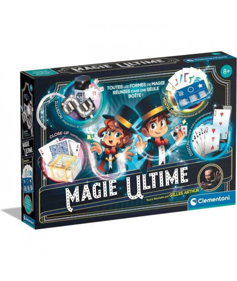 Clementoni - Coffret Magie Ultime - 40 tours de magie possible - 8 ans et plus