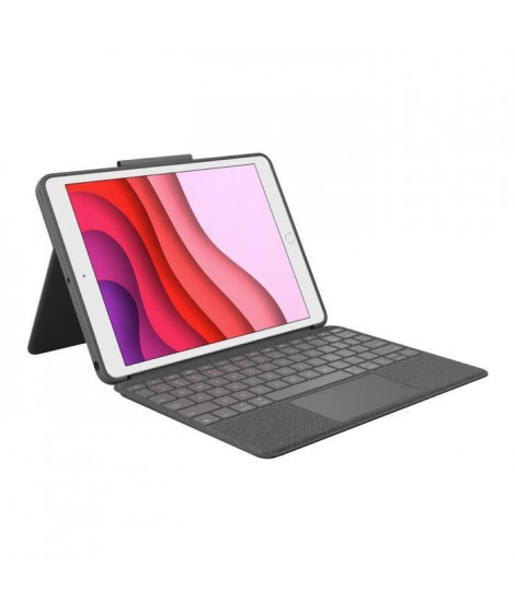 Étui clavier rétroéclairé - Logitech Combo Touch - Pour iPad 7e, 8e et 9e générations