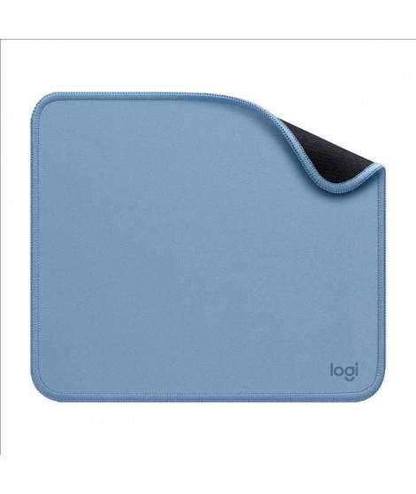 Tapis de souris durable - Logitech - Série Studio - Glissement facile - Bleu Gris