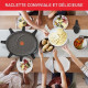 TEFAL  Appareil a raclette 3 en 1, Raclette, Gril, Crepier, Multifonction, Plaque antiadhésive, 8 personnes, Cocoon vert RE31…