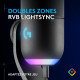 Microphone Gaming - LOGITECH G - YETI GX - Streaming - RVB dynamique avec LIGHTSYNC - Pour PC/MAC - Noir