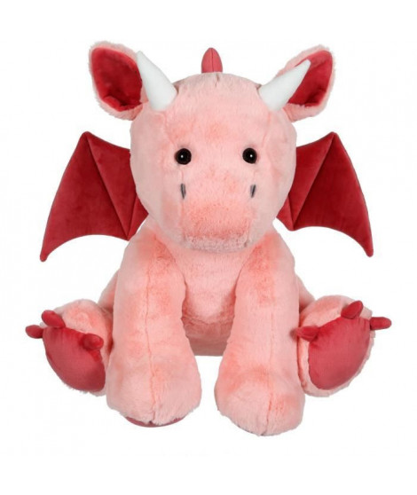 Peluche - Gipsy Toys - Dragon floppy - 30cm - Rose