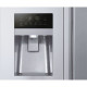Réfrigérateur américain - HAIER - HSR3918FIPG - 2 portes - Distributeur d'eau, glaçons, glace pilée - F - 188,8x98x71,6 - Silver